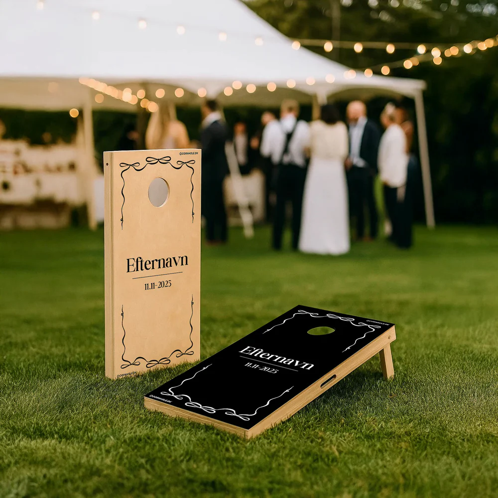 Hochzeits-thematisierte individuelle Cornhole Boards